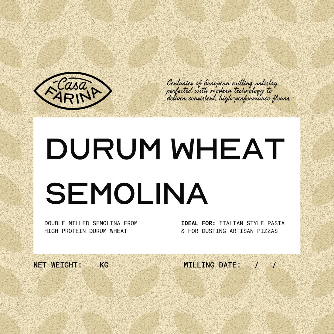 Durum Wheat Semolina