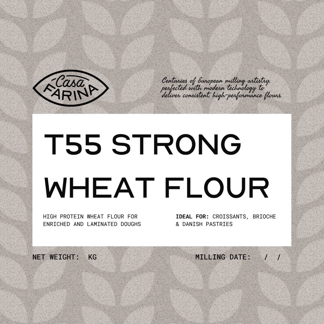 T55 Strong Wheat Flour