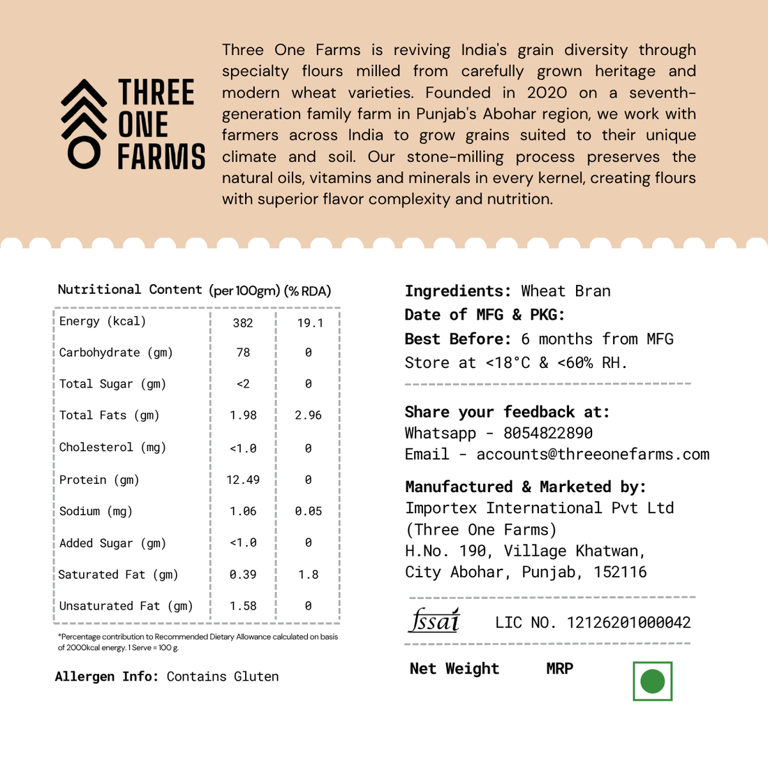 Amber Wheat Bran