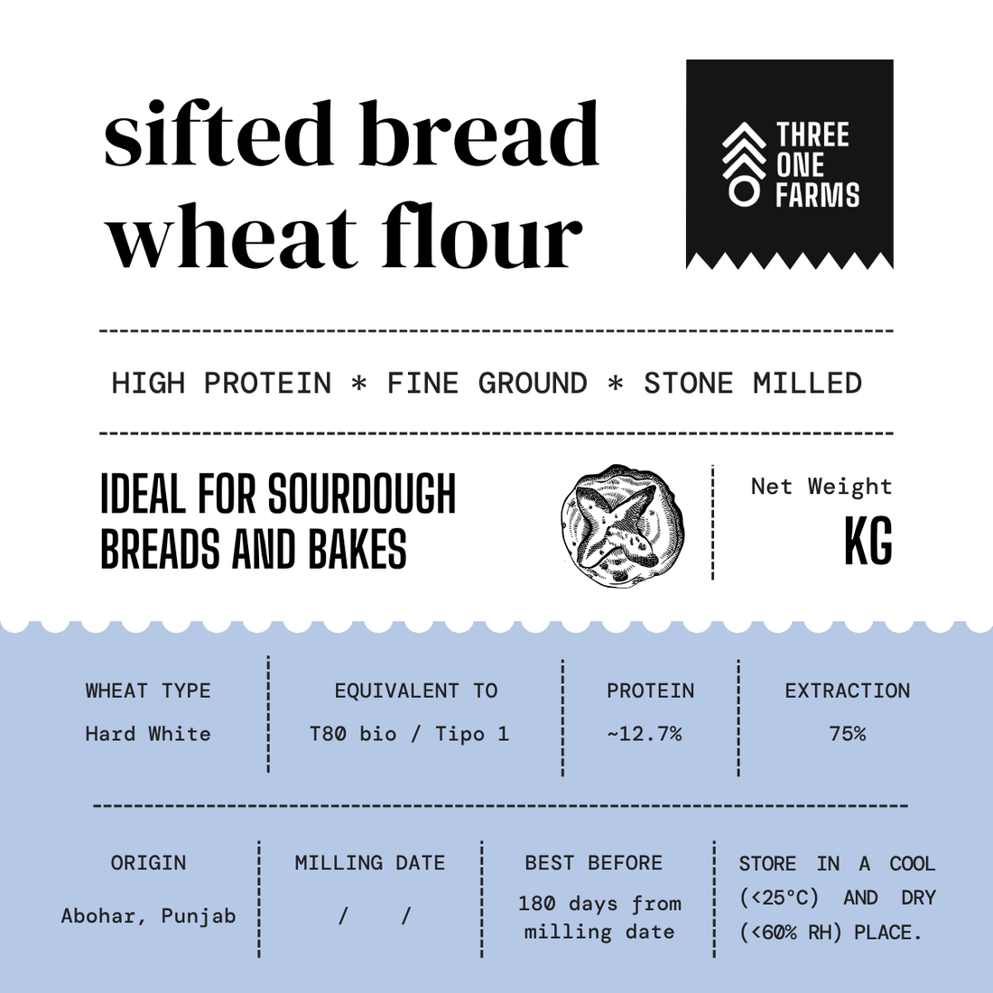 Sifted Bread Wheat Flour