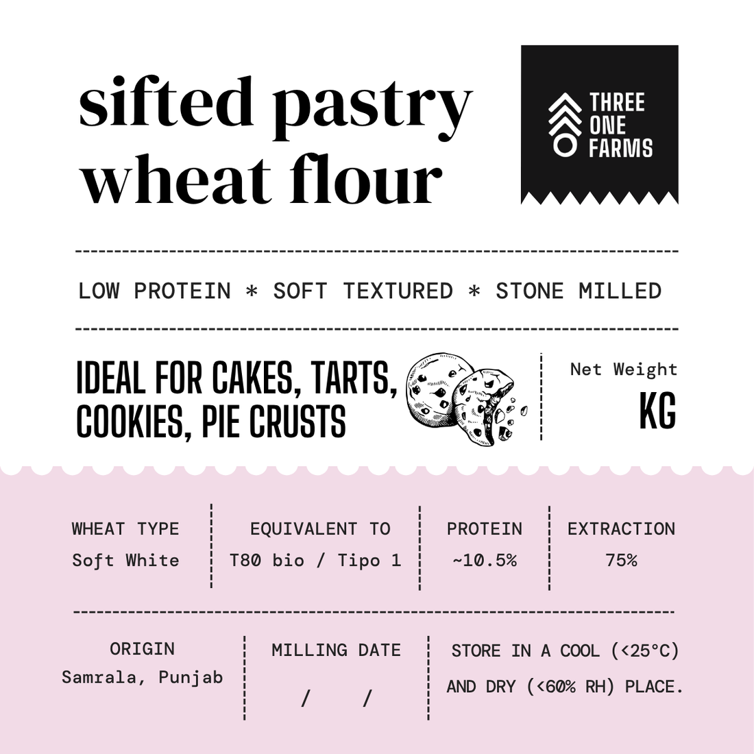 Sifted Pastry Wheat Flour