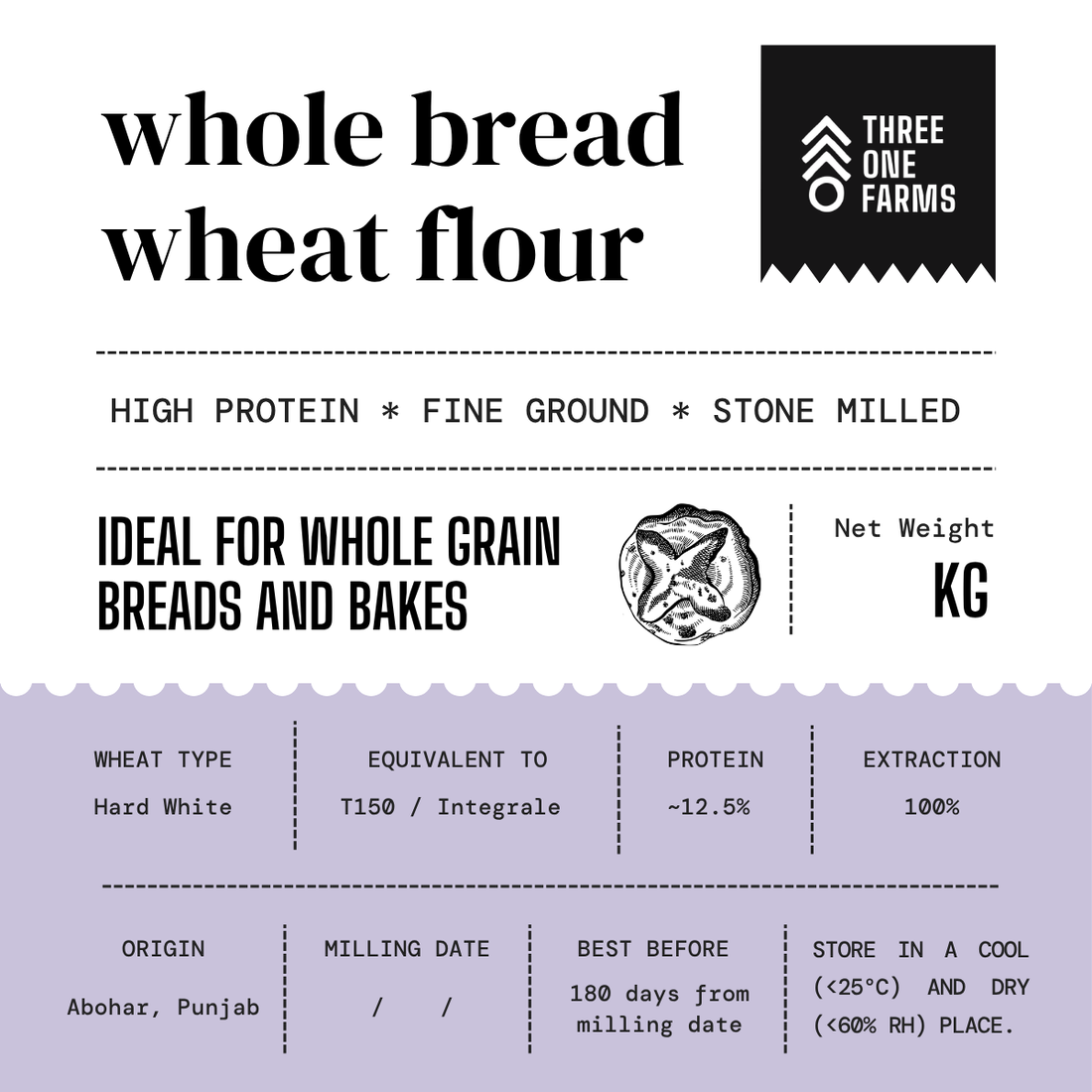 Whole Bread Wheat Flour